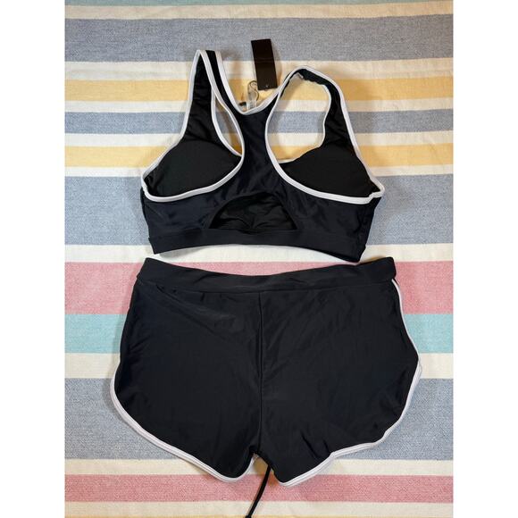 NWT Tempt Me Vintage-Inspired Two-Piece Swimsuit (Size M) - Picture 8 of 8